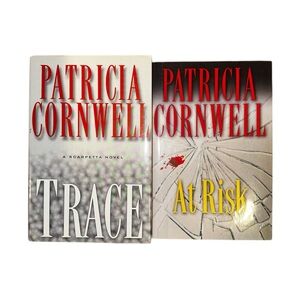 Book Bundle - At Risk and Trace by Patricia Cornwell Hardcover Mystery Thriller